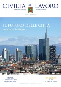 Copertina del n. 6/2015: un veduta dei nuovi grattacieli di Milano