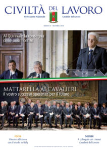 Il Presidente Mattarella e i nuovi Cavalieri del Lavoro al Quirinale
