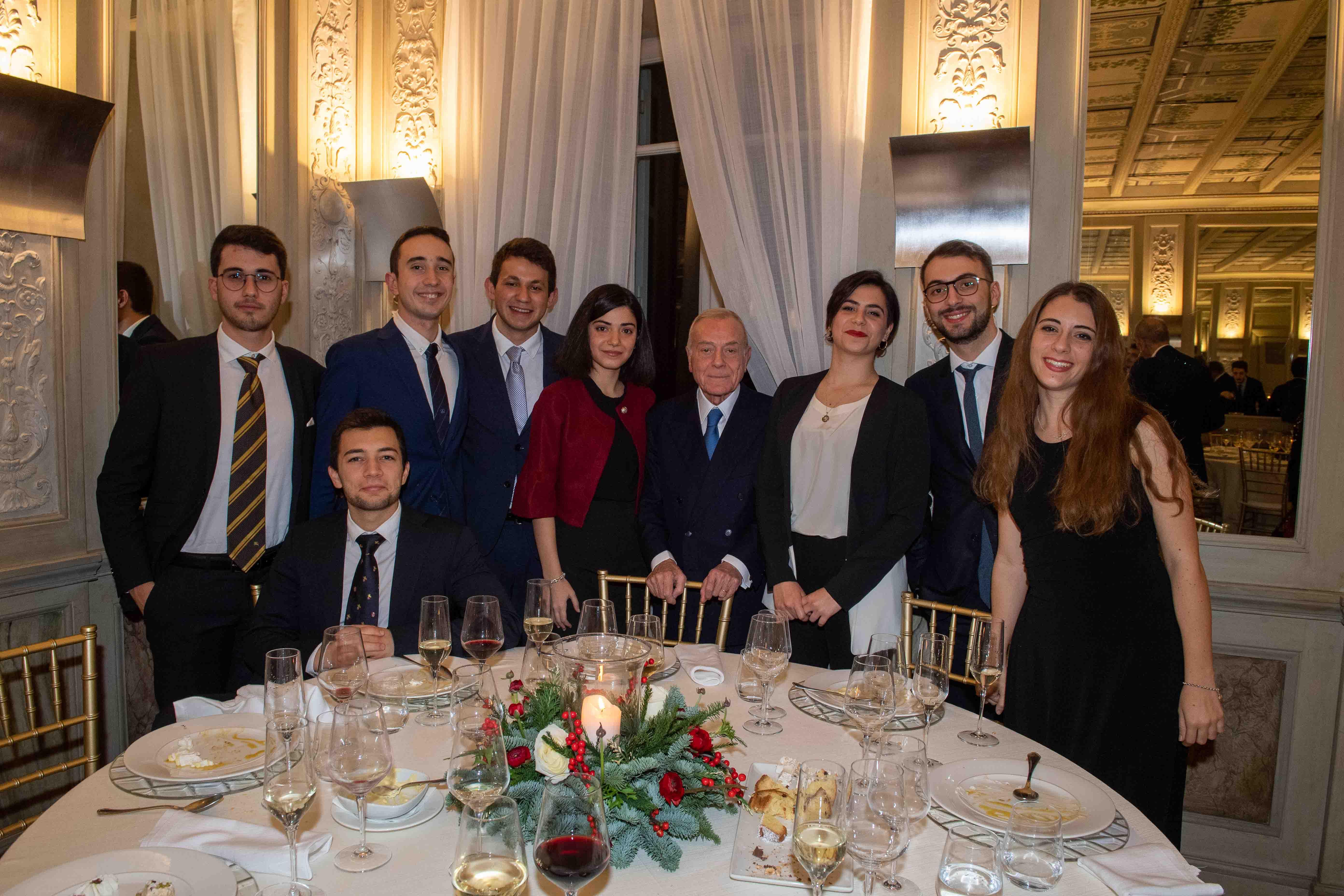 Gruppo Centrale, cena di Natale (Roma - Casina Valadier, 12 dicembre 2019)