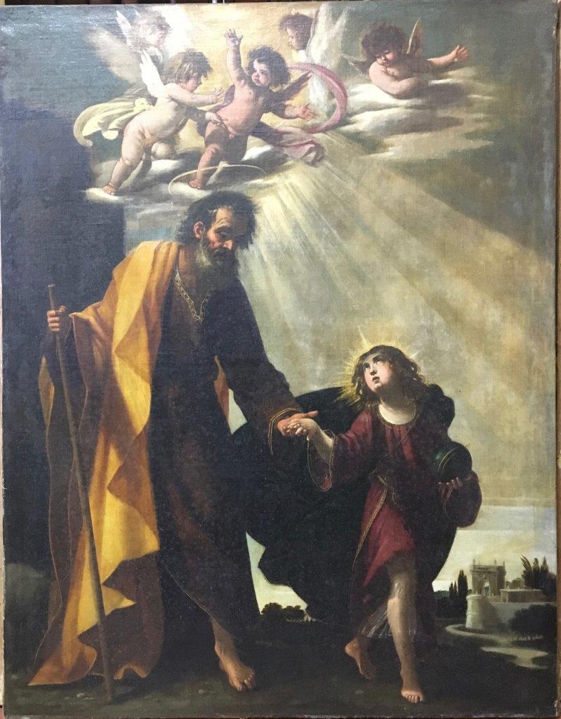 San Giuseppe con Gesù giovinetto - di Giovanni Baglione - 1573 – 1643